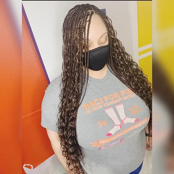 Bohemian Box Braids