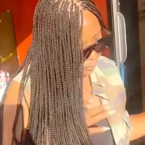 Small Box Braids - Waist Length