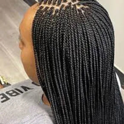 Small Box Braids - Mid Back